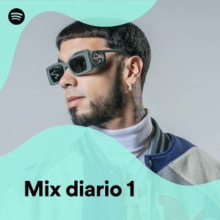 Cover of Mix diario 1 by Anuel AA, Arcangel, bad bunny y más